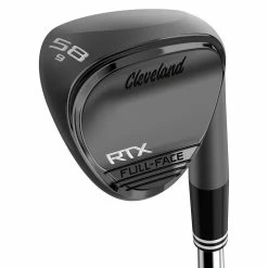 Cleveland RTX Full-Face Black Satin Wedge -Fairway Woods Sales cleveland rtx full face black satin wedge 3quarter itempicture